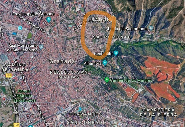 Albaicín barrio de granada para salir
