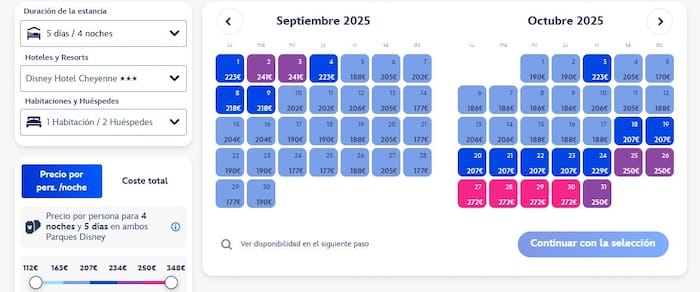Comprar paquetes hotel entradas disney