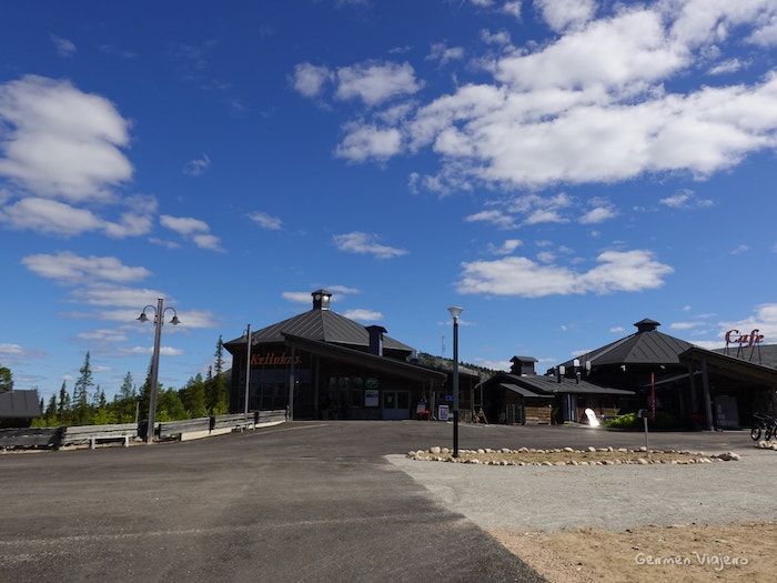 Ruta de senderismo Varkaankurupolku, PN Pallas-Yllästunturi-Centro de visitantes Kellokas