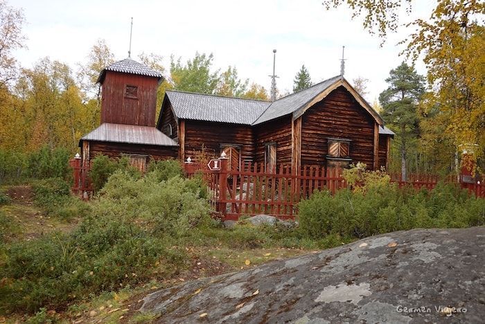 Ruta de senderismo Iglesia Pielpajärvi Finlandia-Iglesia Salvaje de Pielpajärvi