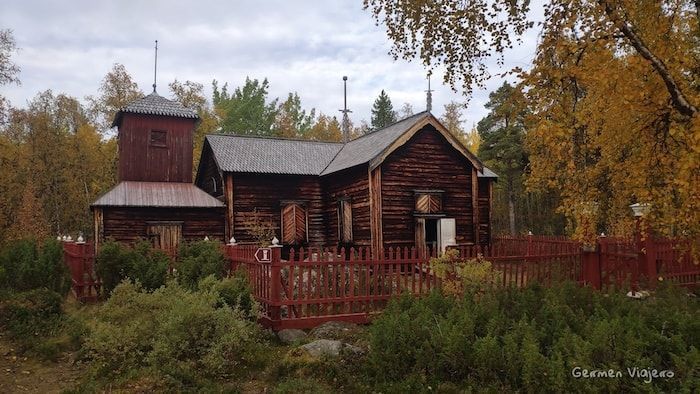 Ruta de senderismo Iglesia Pielpajärvi Finlandia-Iglesia Salvaje de Pielpajärvi