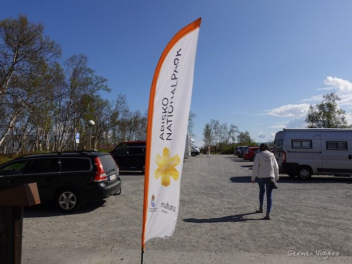 Aparcamiento del PN Abisko