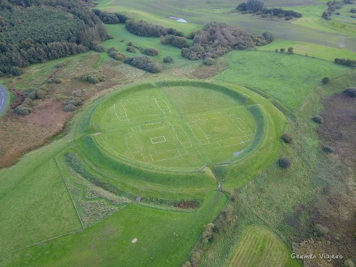 Fortalezas vikingas circulares de Dinamarca_Fortaleza vikinga circular de Fyrkat