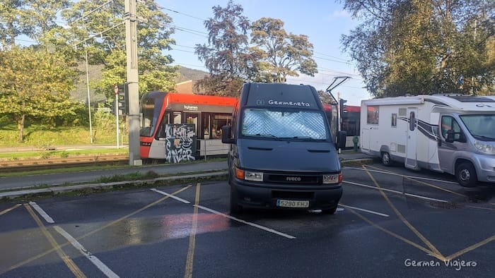 aparcar autocaravana bergen