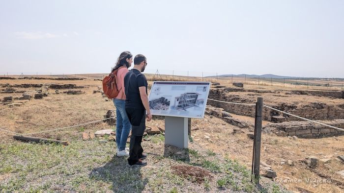 visita ciudad romana badajoz en autocaravana
