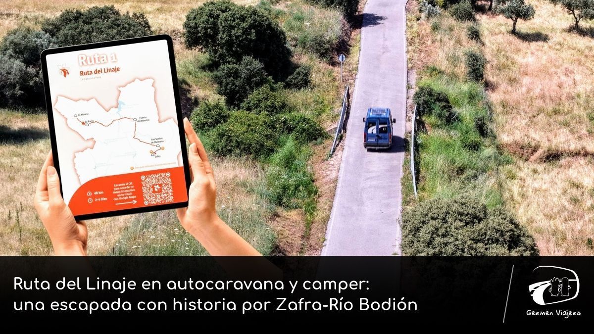 Rutas por Zafra-Río Bodión en Autocaravana y Camper